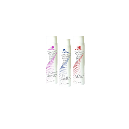 Piel&Brillo Shampoo + Acondicionador + Exfoliante Corporal